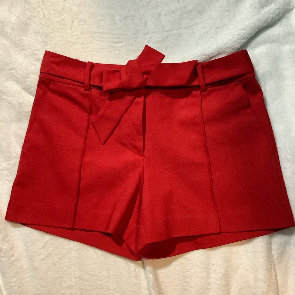 NWT LOFT Red Shorts Size 6